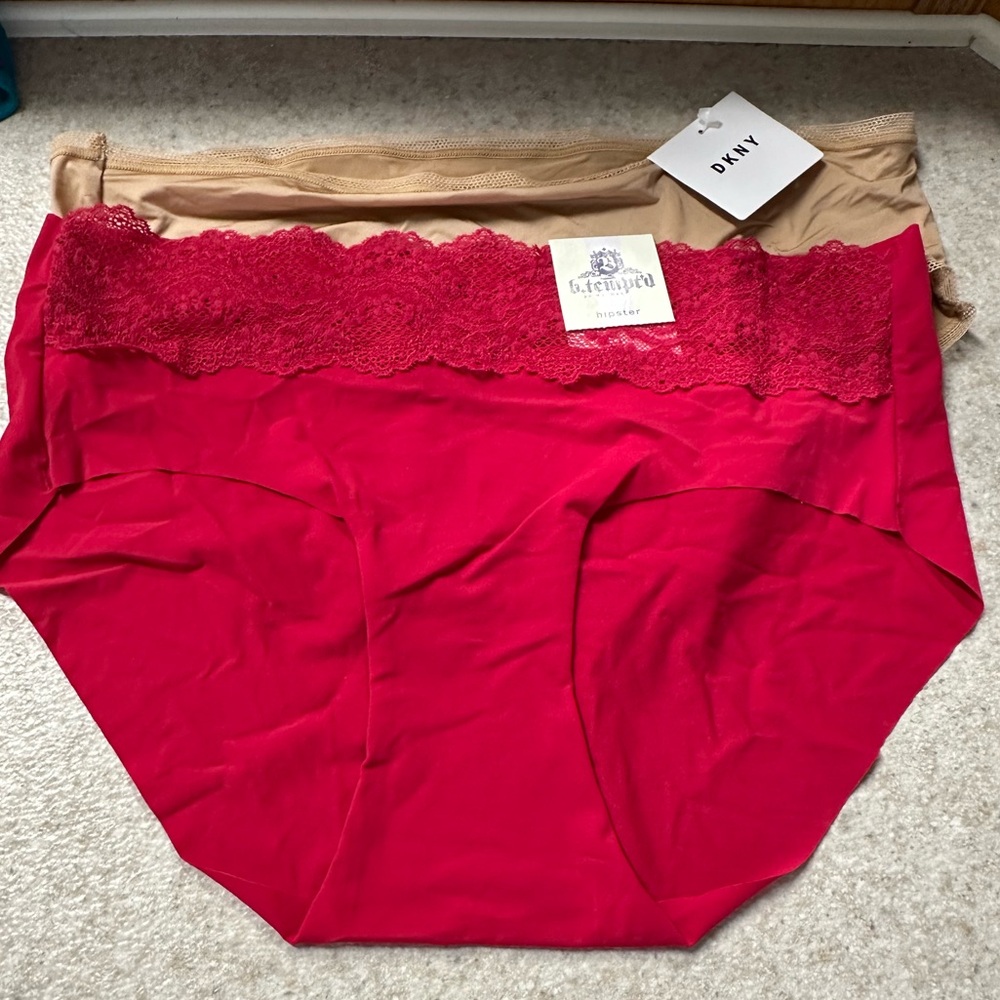 4 Pair Size Small Hipster Panties DKNY B.Tempt’d Alfani & Calvin Klein - Picture 4 of 10